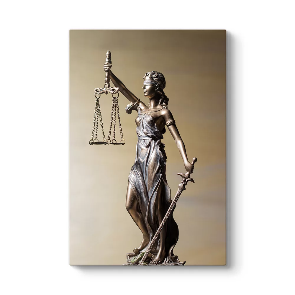 Adalet Tanrıçası Themis Kanvas Tablo
